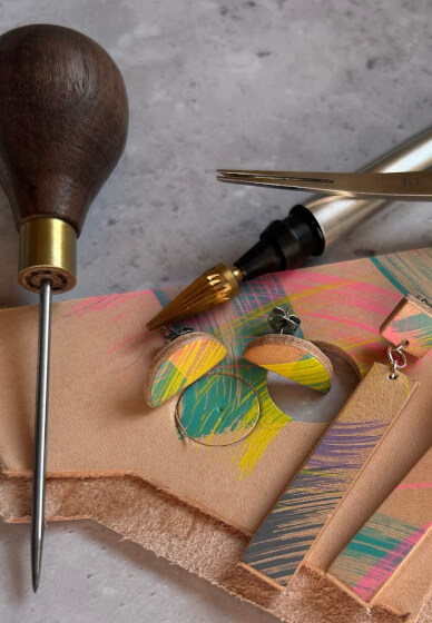 Leather Jewellery Workshop with S.K. Works