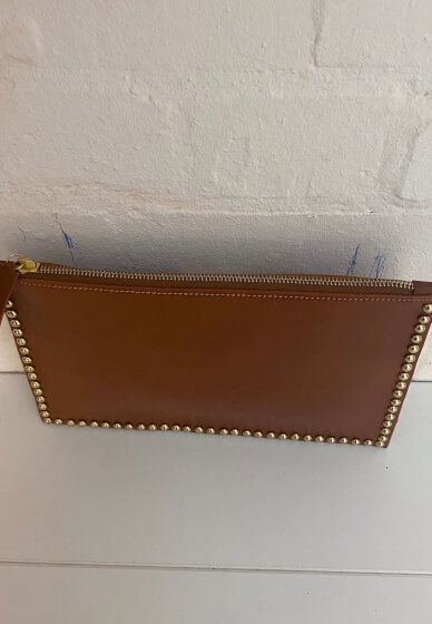 Leather Studded Pouch Class