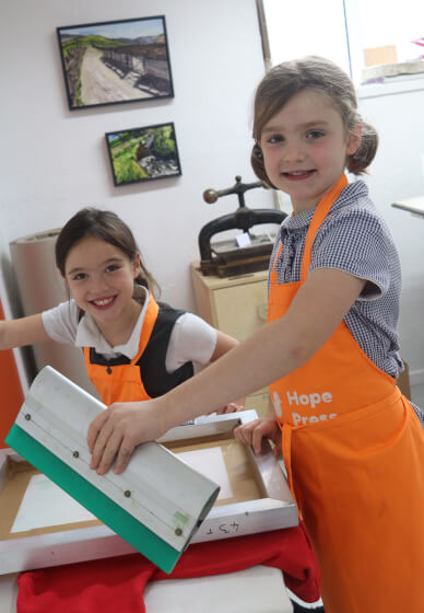 Leavers Hoodies Screen Printing Workshop