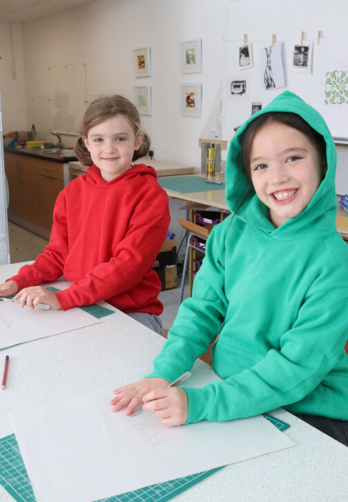 Leavers Hoodies Screen Printing Workshop