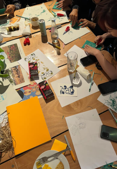 Lino and Clay: Tile Printing Workshop