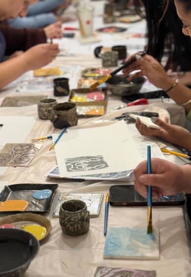 Lino and Clay: Tile Printing Workshop