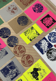 Lino Print Coaster Making Workshop
