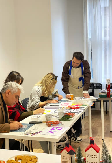 Lino Print Coaster Making Workshop