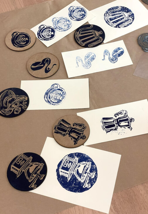 Lino Print Coaster Making Workshop