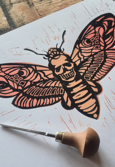 Lino Print, Multi Layer Colour / Reduction Print Making Workshop