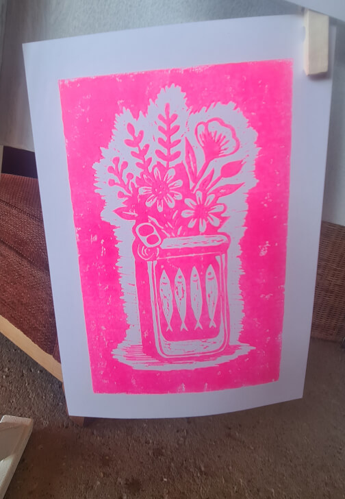 Lino Print, Multi Layer Colour / Reduction Print Making Workshop