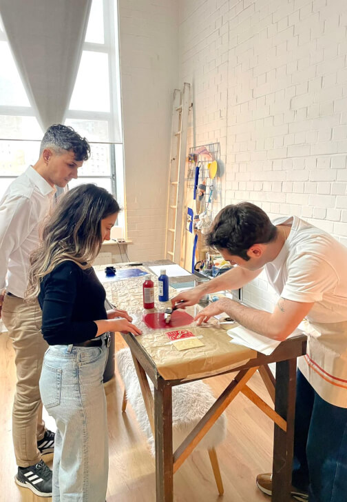 Lino Print Workshop