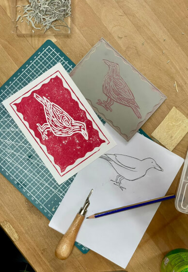 Lino Print Workshop