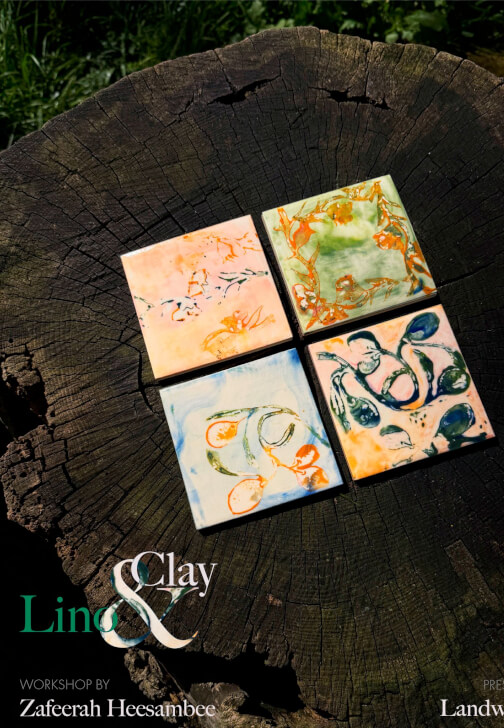 Lino Printing and Ceramic Tile Workshop