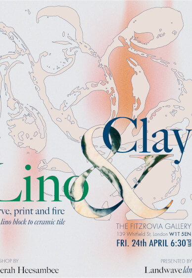 Lino Printing and Ceramic Tile Workshop