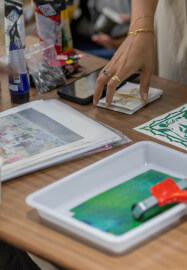 Lino Printing and Ceramic Tile Workshop