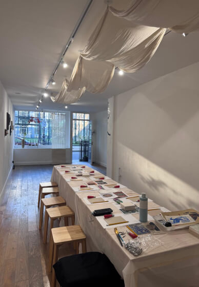 Lino Printing and Ceramic Tile Workshop