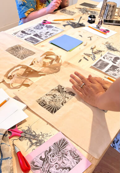Lino Printing Workshop: Choose Your Own Item