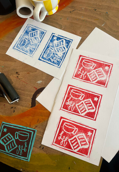 Lino Printing Workshop: Design Your Own Book Stamp