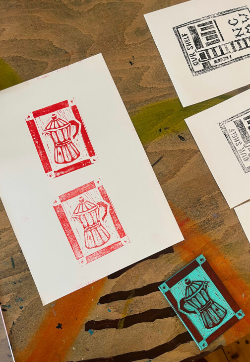 Lino Printing Workshop: Design Your Own Book Stamp