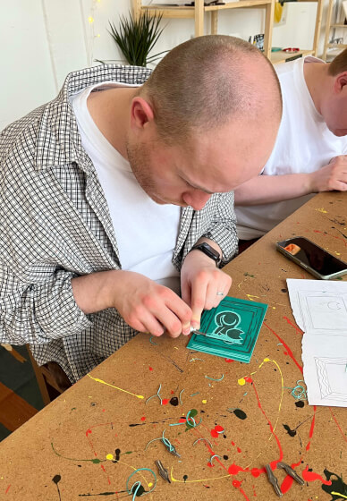 Lino Printing Workshop: Design Your Own Book Stamp