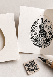 Linocut Easter Card Making Workshop