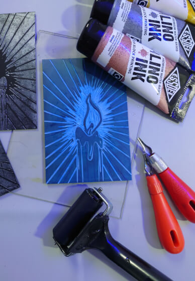 Linocut Printing Workshop