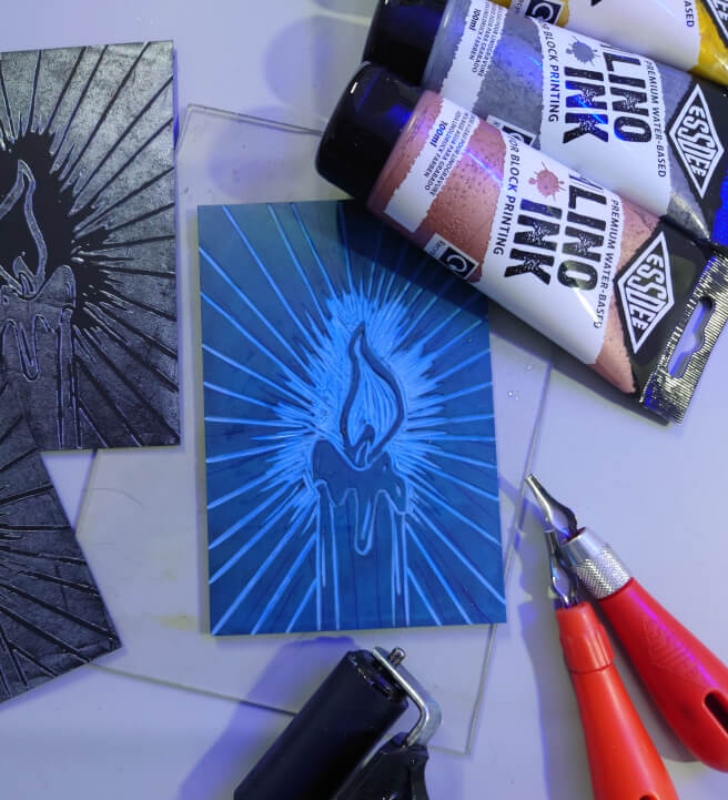 Linocut Printing Workshop