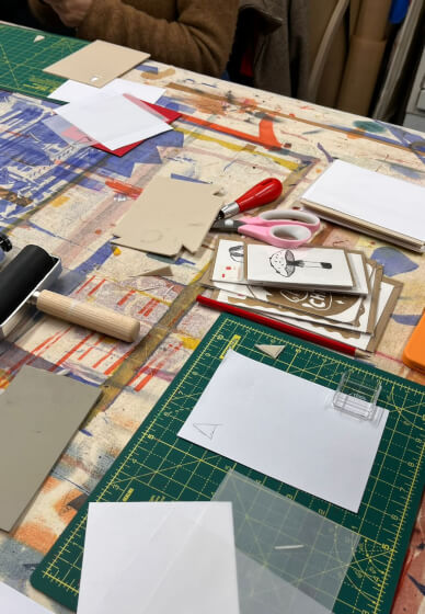 Linoprint Workshop: Design, Carve and Print Your Own Cards