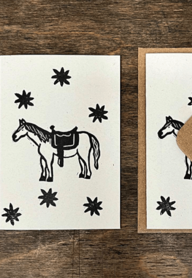 Linoprint Workshop: Design, Carve and Print Your Own Cards