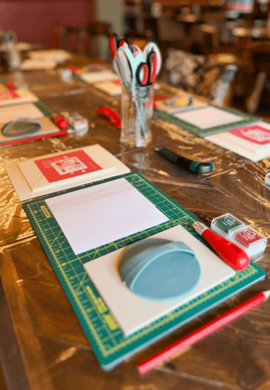 Linoprint Workshop: Design, Carve and Print Your Own Cards