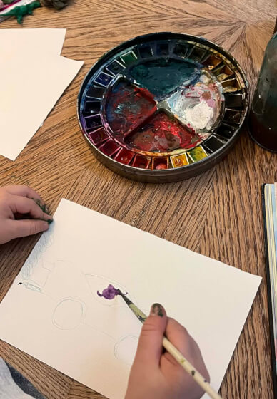 Little Artists, Baby and Me Painting