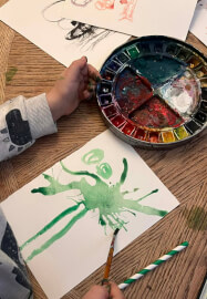 Little Artists, Baby and Me Painting