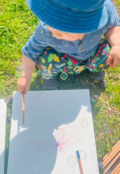 Little Artists, Baby and Me Painting