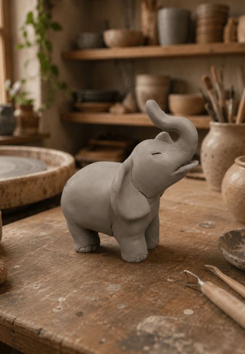 Little Elephant Clay Sculpting Workshop