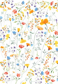 Loose Flowers with Gold Accents: Watercolour Workshop