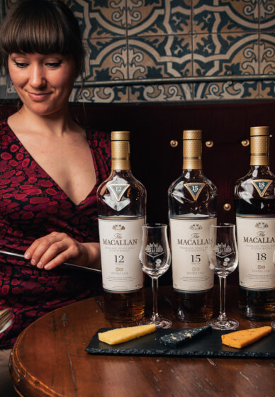 Macallan Whisky Experience with Cheese Pairing and Tapas