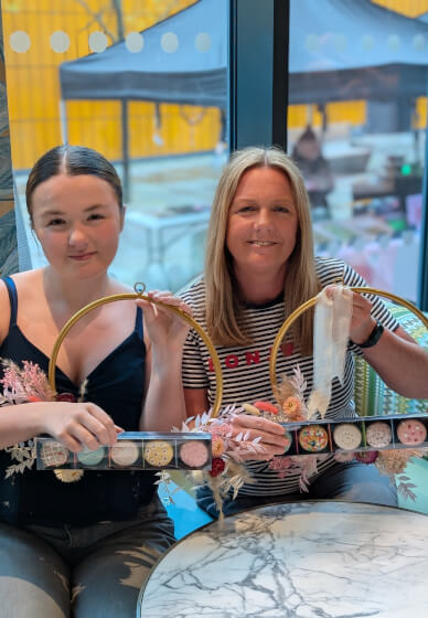 Macaron Decorating and Flower Wreath Making Workshop