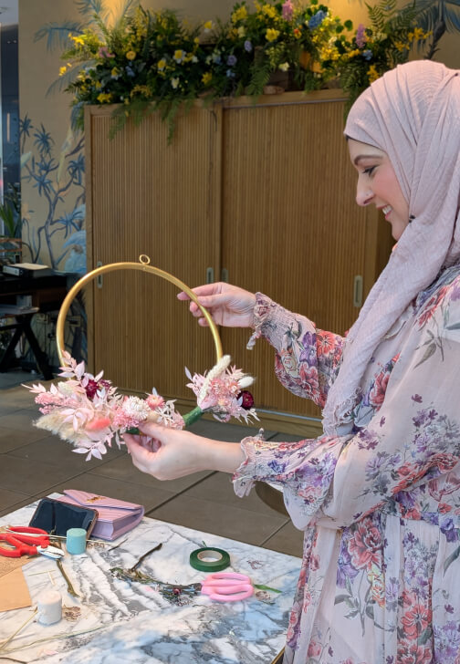 Macaron Decorating and Flower Wreath Making Workshop