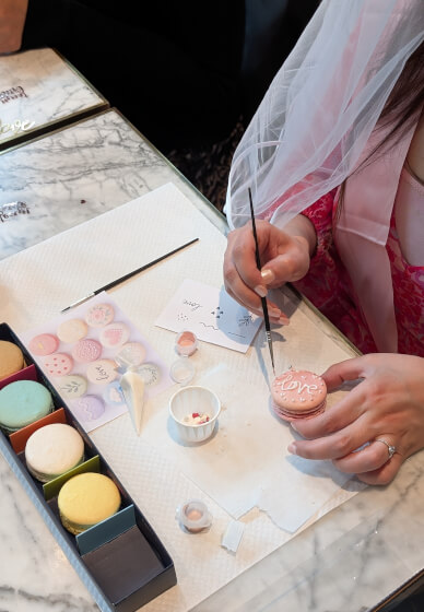 Macaron Decorating and Flower Wreath Making Workshop