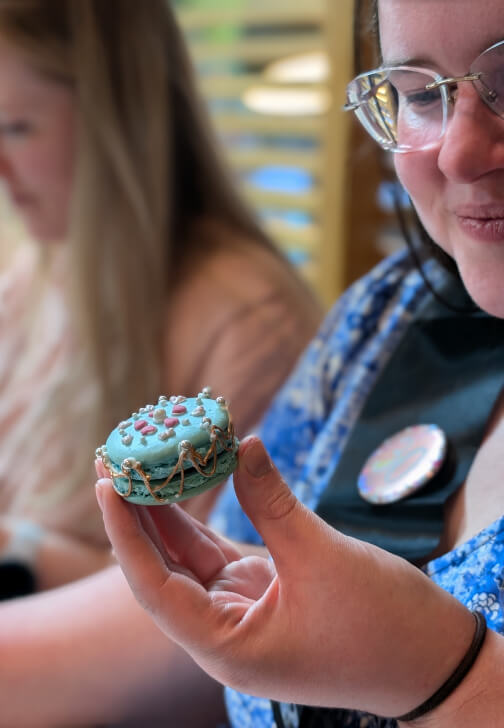 Macaron Decorating and Flower Wreath Making Workshop