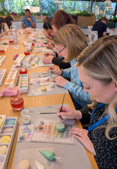 Macaron Decorating Workshop in Aid of Prevent Breast Cancer
