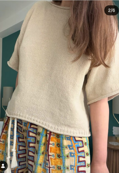 Machine Knitted T-Shirt Workshop