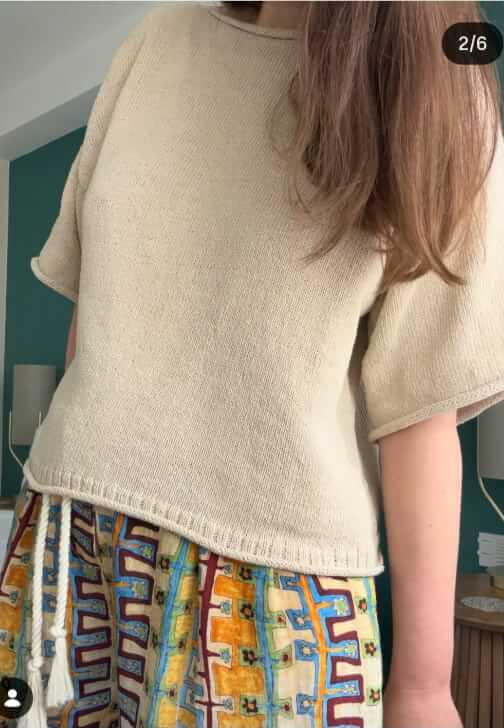 Machine Knitted T-Shirt Workshop