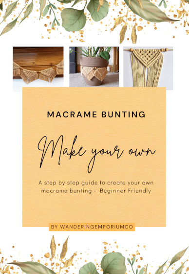 DIY Macrame Bunting Kit