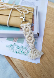 Macrame DIY Keychain Kit