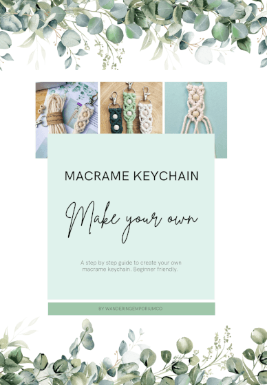 Macrame DIY Keychain Kit