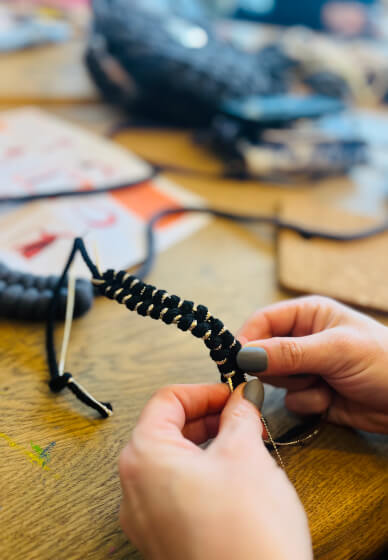 Macrame Knotted Jewellery Class
