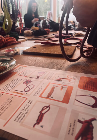 Macrame Knotted Jewellery Class