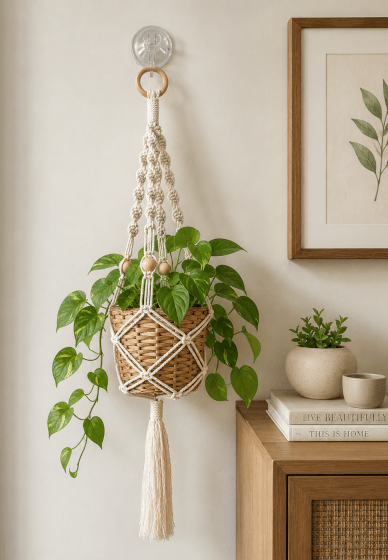 Macrame Plant Hanger Workshop for Beginners