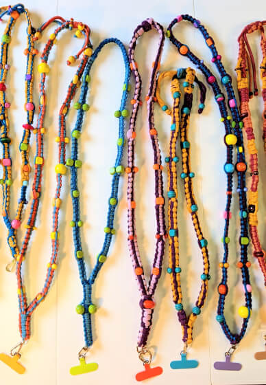 Macramé Workshop: Phone Cord, Bag Strap or Dog Leash