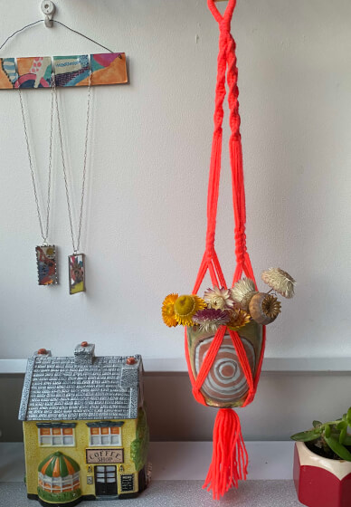 Macrame Workshop: Ready to Hang Mini Plant Hanger