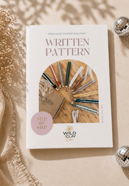 Macramé Wristlet Keychain for Beginners Experience