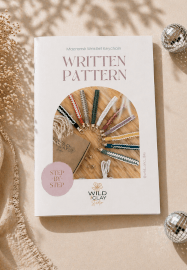 Macramé Wristlet Keychain for Beginners Experience